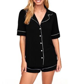 Женская пижамная рубашка Jayne &amp; комплект шорт Adore Me, черный