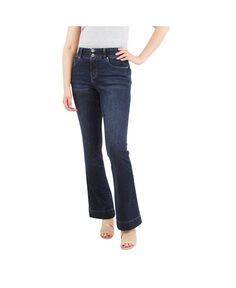 Женские джинсы Bootcut с контролем живота и широким подолом Indigo Poppy, синий