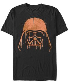 Мужская футболка с короткими рукавами и большим лицом «Звездные войны» с изображением Дарта Вейдера Fifth Sun, черный