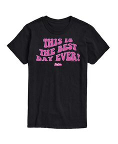 Мужская футболка с коротким рукавом «Барби: Фильм» AIRWAVES, цвет Black
