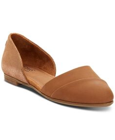 Женские балетки Jutti d&apos;Orsay TOMS, коричневый