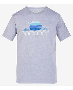 Мужская футболка на каждый день в стиле ретро Snaz с коротким рукавом Hurley, мультиколор