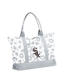 Женская сумка-тоут с леопардовым узором Chicago White Sox Logo Brands, белый