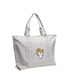 Женская сумка-тоут с леопардовым узором Los Angeles Rams Logo Brands, белый