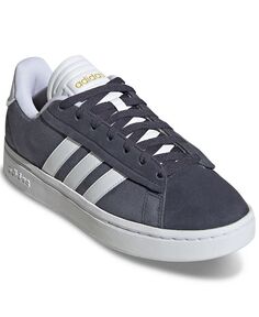 Женские повседневные кроссовки Grand Court Alpha Cloudfoam Lifestyle Comfort от Finish Line adidas, цвет Shadow Navy, White, Gold