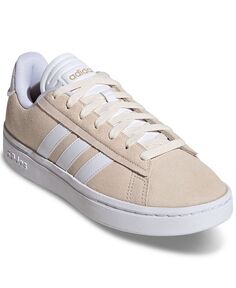 Женские повседневные кроссовки Grand Court Alpha Cloudfoam Lifestyle Comfort от Finish Line adidas, цвет Wonder White, White, Magic