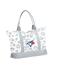 Женская сумка-тоут Toronto Blue Jays с леопардовым узором Logo Brands, белый