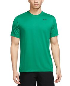 Мужская футболка для фитнеса Dri-FIT Legend Nike, цвет Pine Green/black
