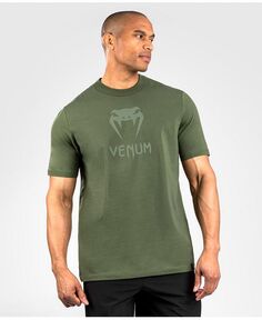Мужская классическая футболка Venum, цвет Green/green