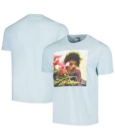 Мужская синяя футболка с рваным рисунком Jimi Hendrix Flowers Philcos, синий