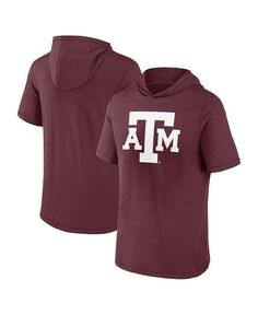 Мужская темно-бордовая футболка с логотипом Texas A&amp;M Aggies Primary Fanatics, красный