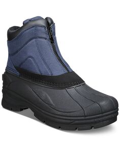 Мужские походные ботинки Jessie с молнией спереди для холодной погоды Weatherproof Vintage, синий