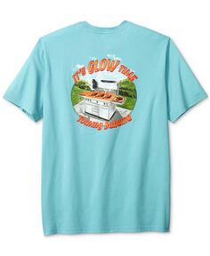 Мужская футболка с рисунком It&apos;s Glow Time Tommy Bahama, синий