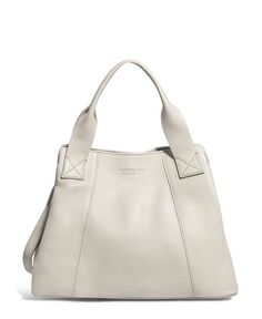 Женская сумка-саквояж Ada Triple Entry American Leather Co., слоновая кость/кремовый