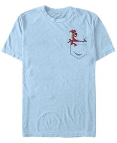 Мужская футболка с круглым вырезом Mushu and Crikee с короткими рукавами Fifth Sun, синий