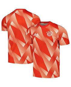 Мужская предматчевая футболка Red Bayern Мюнхен 2023/24 adidas, красный