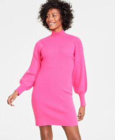 Женское мини-платье-свитер с высоким воротником On 34th, розовый