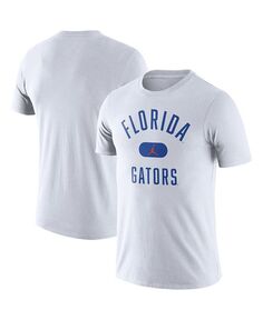 Мужская белая футболка Florida Gators Team Arch Jordan, белый