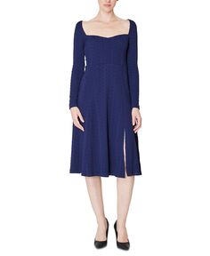 Женское платье-свитер в форме сердца julia jordan, синий