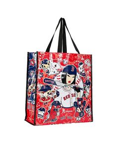 Женская виниловая большая сумка Boston Red Sox Tokidoki, красный