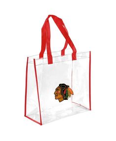 Женская прозрачная многоразовая сумка Chicago Blackhawks FOCO, красный