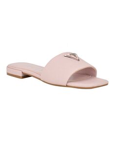 Женские сандалии-сандалии Tamed с треугольной отделкой GUESS, розовый