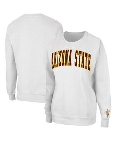 Женский белый пуловер-свитшот Arizona State Sun Devils Campanile Colosseum, белый