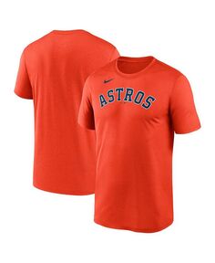 Мужская оранжевая футболка с надписью Houston Astros New Legend Nike, оранжевый