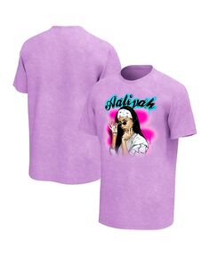 Мужская фиолетовая футболка с графическим рисунком Aaliyah Philcos, фиолетовый