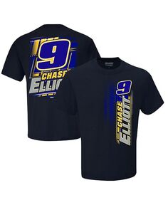 Мужская темно-синяя футболка с именем и номером Chase Elliott Hendrick Motorsports Team Collection, синий