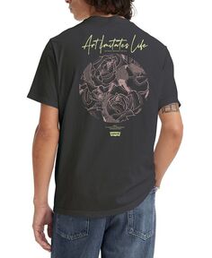 Мужская футболка стандартного кроя с рисунком Art Immites Life Levi&apos;s, серый Levis