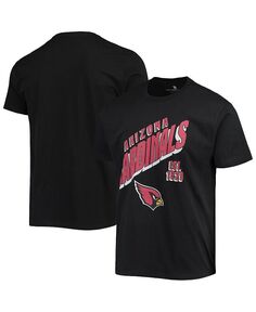 Мужская черная скошенная футболка Arizona Cardinals Junk Food, черный