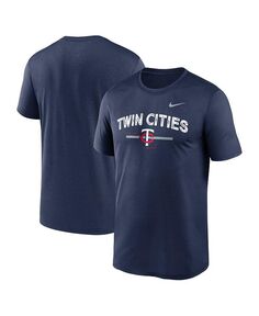 Мужская темно-синяя футболка Minnesota Twins Local Legend Nike, синий