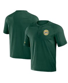 Мужская футболка NFL x Darius Rucker Collection от Green Green Bay Packers стираная футболка реглан с надписью Henley Fanatics, зеленый