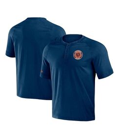 Мужская футболка NFL x Darius Rucker Collection от Navy Chicago Bears стираная футболка с рисунком реглан и хенли Fanatics, синий