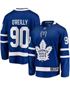 Мужская синяя футболка с логотипом Ryan O&apos;Reilly Toronto Maple Leafs Home Premier Breakaway Player Fanatics, синий