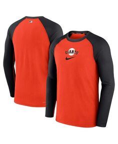 Мужская оранжевая футболка с длинным рукавом San Francisco Giants Authentic Collection Game Raglan Performance Nike, оранжевый