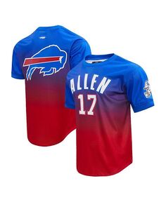 Мужская футболка с сетчатым эффектом омбре Josh Allen Royal Buffalo Bills, имя и номер игрока Pro Standard, синий