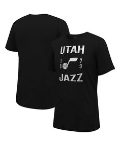 Мужская и женская черная футболка Utah Jazz City Year Stadium Essentials, черный