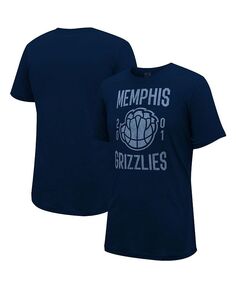 Мужская и женская темно-синяя футболка Memphis Grizzlies City Year Stadium Essentials, синий
