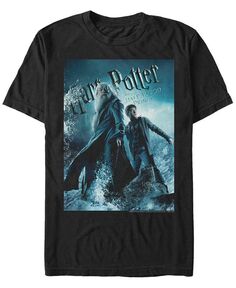 Мужская футболка с короткими рукавами и плакатом «Гарри Поттер» Принц-полукровка Дамблдор Fifth Sun, черный