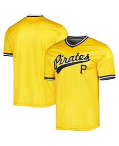 Мужская желтая футболка команды Pittsburgh Pirates Cooperstown Collection Team Stitches, желтый