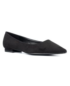 Женские черные замшевые туфли на плоской подошве Bailey Fashion To Figure, черный