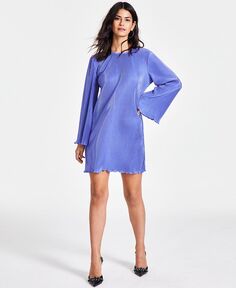 Женское жатое мини-платье Bar III, синий