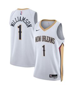 Мужская белая майка Zion Williamson New Orleans Pelicans 2022/23 Swingman — Association Edition Nike, белый