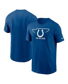 Мужская футболка Royal Indianapolis Colts Essential с местной фразой Nike, синий