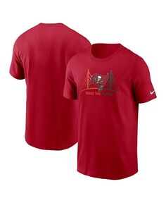 Мужская красная футболка Tampa Bay Buccaneers Essential с местной фразой Nike, красный