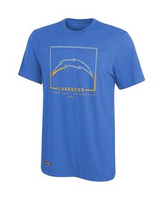 Мужская пудрово-синяя футболка Los Angeles Chargers с аутентичным клатчем Outerstuff, синий