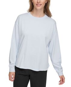 Женская футболка с круглым вырезом с длинными рукавами Calvin Klein, мультиколор