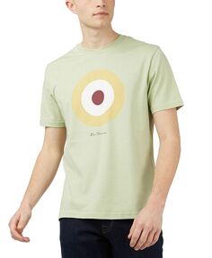 Мужская футболка с короткими рукавами и рисунком Signature Target Ben Sherman, зеленый